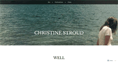 Desktop Screenshot of christinestroud.com